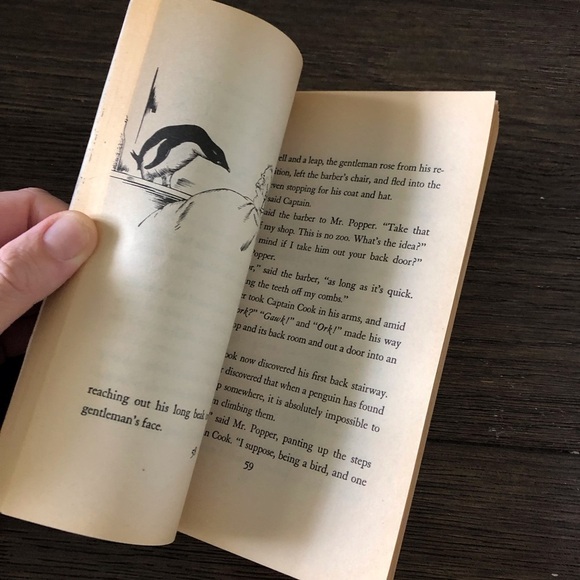 Mr. Popper’s Penguins by: Richard and Florence Atwater paperback book - Picture 2 of 3